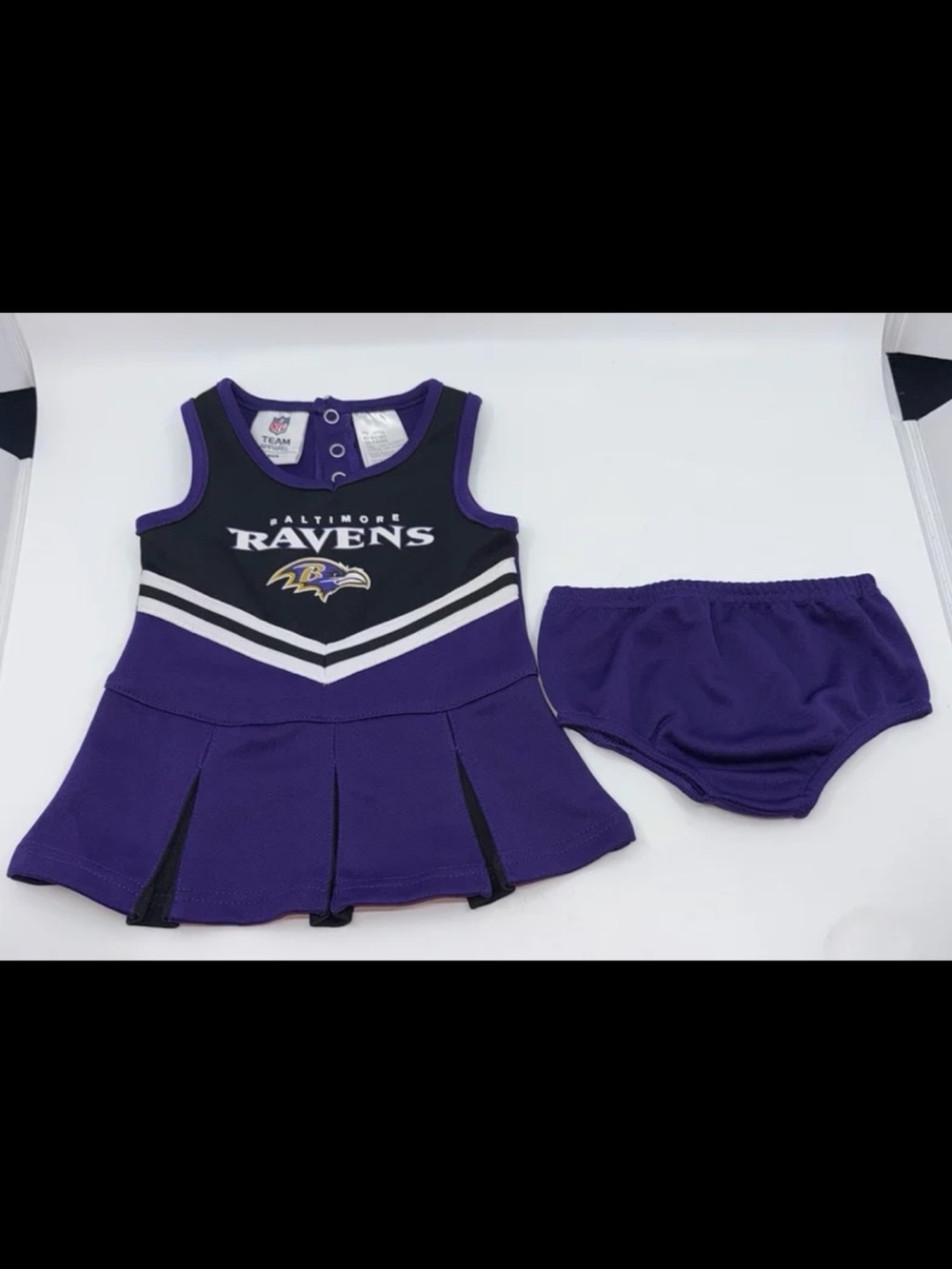 Baltimore Ravens NFL Football 2 Piece Cheerleader Set
Girls 3/6 M